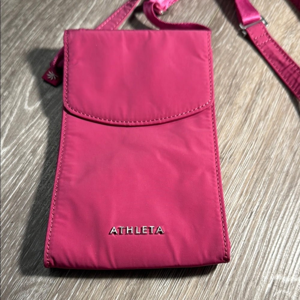 Athleta Pink Minimalist Crossbody Bag
